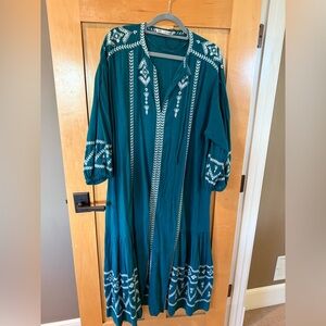 Zara Teal Dress - No Belt